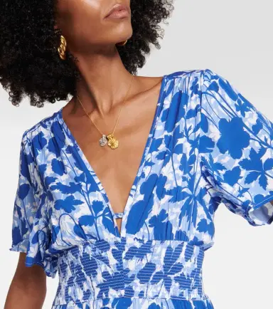 Heidi Klein Tuscany floral midi dress | Thumbnail 4