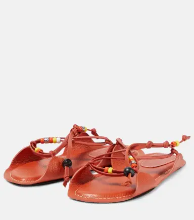Marni X No Vacancy Inn beaded leather sandals | Thumbnail 2