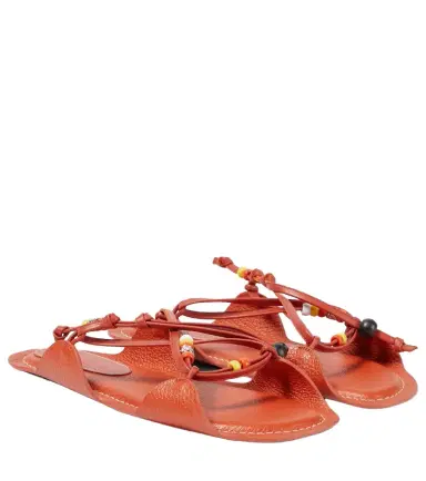 Marni X No Vacancy Inn beaded leather sandals | Thumbnail 1