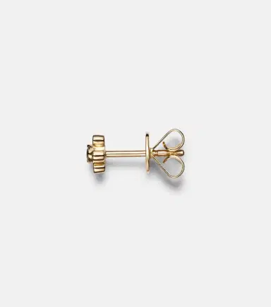 Sophie Bille Brahe Petit Soleil de Fleur 18kt gold single earring with diamonds | Thumbnail 2