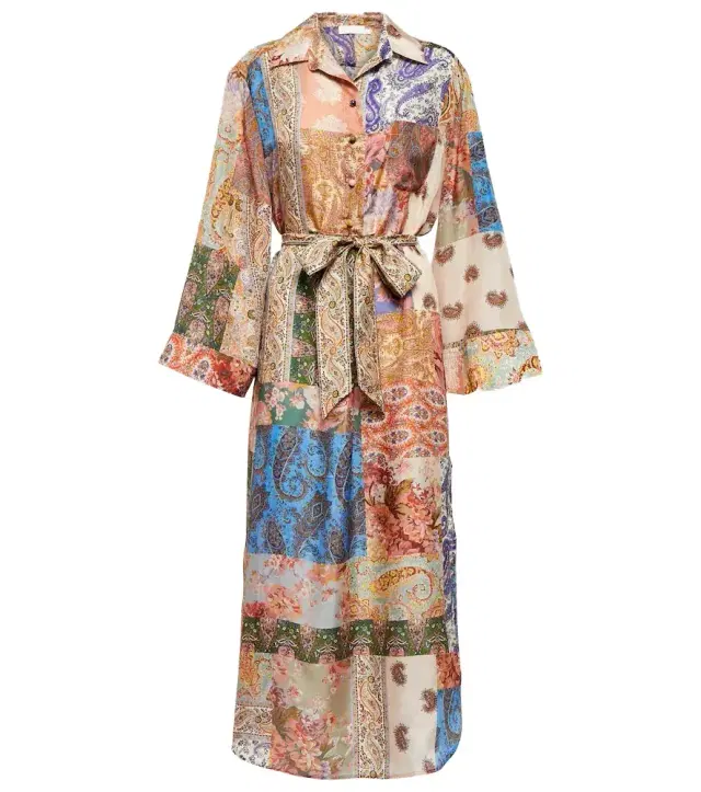 Zimmermann Devi printed silk midi dress