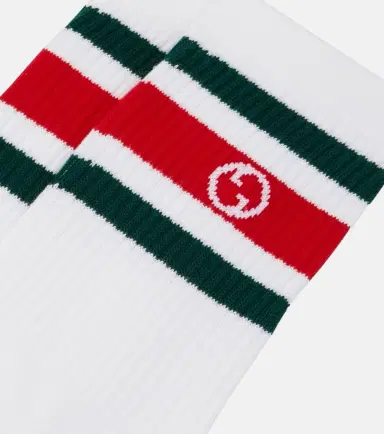 Gucci Interlocking G cotton-blend socks | Thumbnail 2