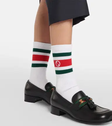 Gucci Interlocking G cotton-blend socks | Thumbnail 3