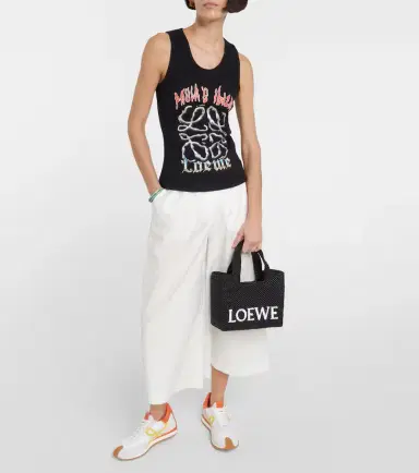 Loewe Paula's Ibiza Small logo top-handle bag | Thumbnail 3 Loewe Paula's Ibiza Small logo top-handle bag | Thumbnail 3