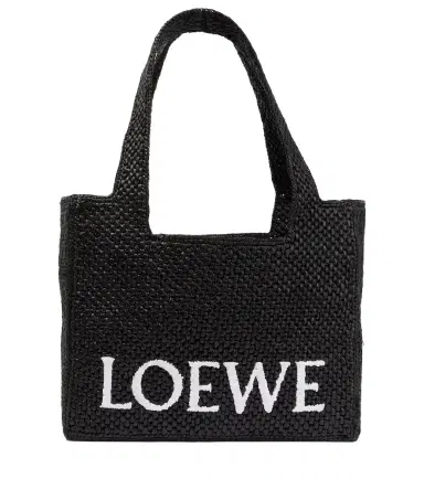 Loewe Paula's Ibiza Medium logo raffia tote bag | Thumbnail 1