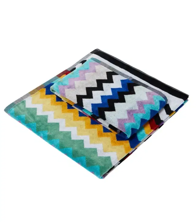 Missoni Zig Zag set of 2 cotton terry towels
