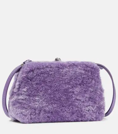 Jil Sander Goji Micro shearling shoulder bag | Thumbnail 2