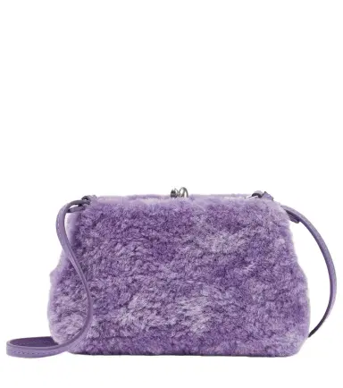 Jil Sander Goji Micro shearling shoulder bag | Thumbnail 1