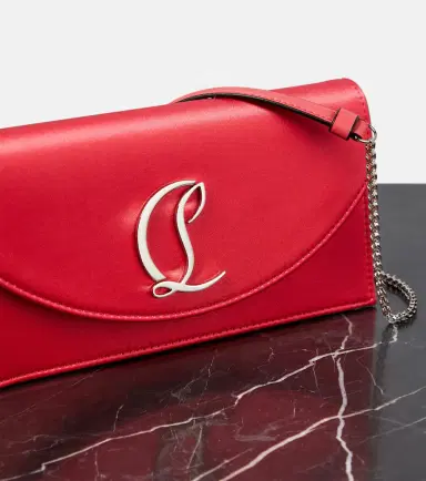 Christian Louboutin Loubi54 silk-satin clutch | Thumbnail 3