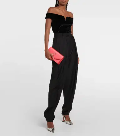 Christian Louboutin Loubi54 silk-satin clutch | Thumbnail 6
