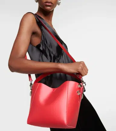 Christian Louboutin Cabachic Mini satin bucket bag | Thumbnail 5