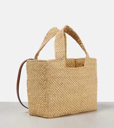 Loewe Paula's Ibiza Small logo raffia top-handle bag | Thumbnail 2