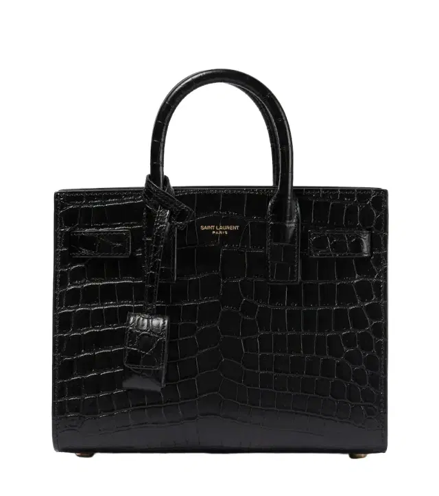 Sac De Jour Nano croc-effect leather tote bag