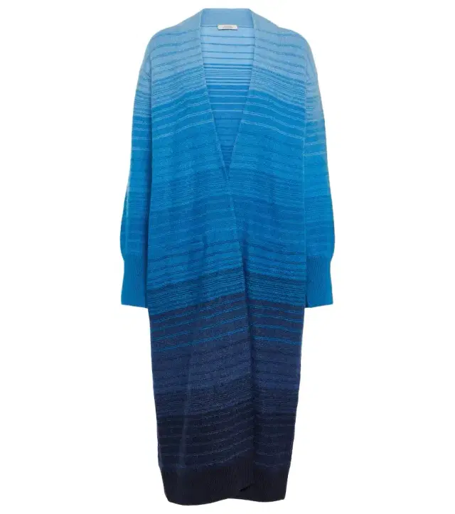 Dorothee Schumacher Blue Degrade ombré cardigan