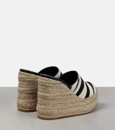 Christian Louboutin Ariella zebra-print calf hair espadrille wedges | Thumbnail 3