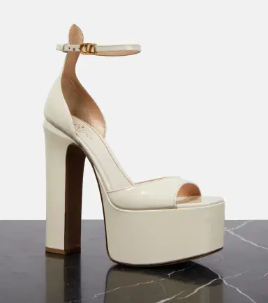 Valentino Garavani Tan-Go 155 patent leather platform sandals | Thumbnail 2 Valentino Garavani Tan-Go 155 patent leather platform sandals | Thumbnail 2