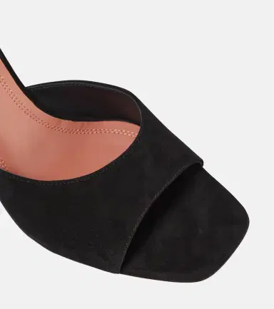 Amina Muaddi Lupita suede mules | Thumbnail 4