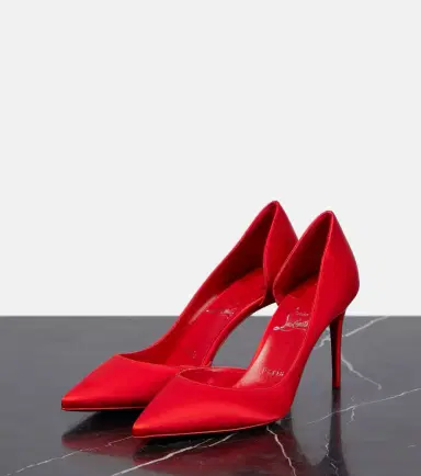 Christian Louboutin Iriza silk-satin pumps | Thumbnail 4