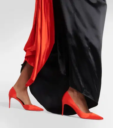 Christian Louboutin Iriza silk-satin pumps | Thumbnail 6