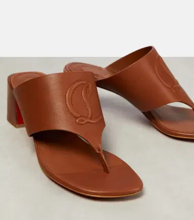 Christian Louboutin CL Tongamule leather sandals | Thumbnail 4