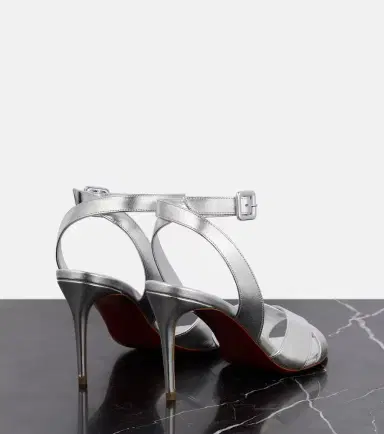 Christian Louboutin Mariza 85 metallic leather sandals | Thumbnail 2 Christian Louboutin Mariza 85 metallic leather sandals | Thumbnail 2