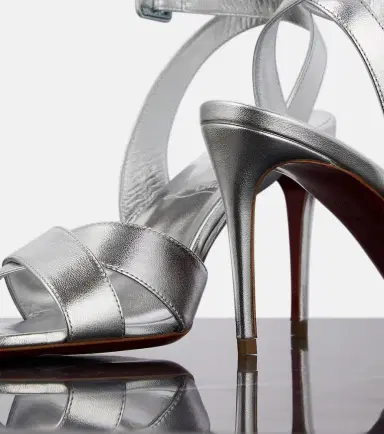 Christian Louboutin Mariza 85 metallic leather sandals | Thumbnail 4 Christian Louboutin Mariza 85 metallic leather sandals | Thumbnail 4