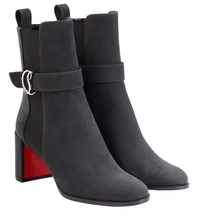 Christian Louboutin CL Chelsea Booty suede ankle boots