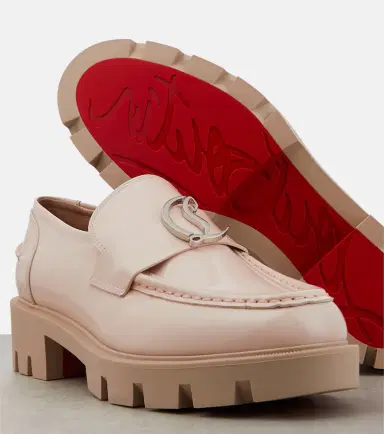 Christian Louboutin CL Moc Lug patent leather loafers | Thumbnail 2