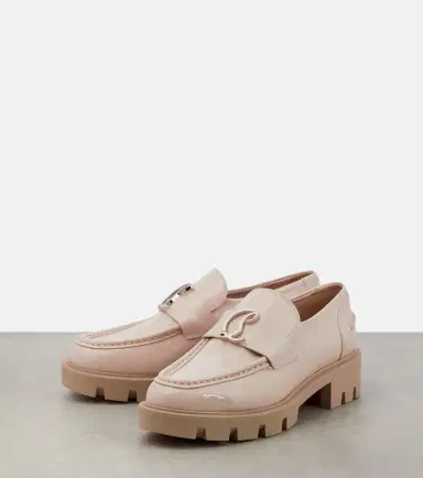 Christian Louboutin CL Moc Lug patent leather loafers | Thumbnail 4