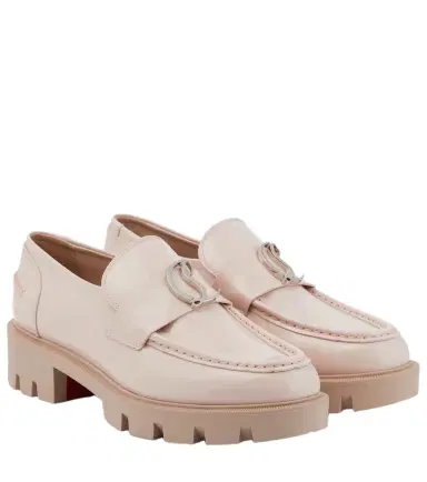 Christian Louboutin CL Moc Lug patent leather loafers | Thumbnail 1