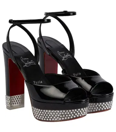 Christian Louboutin Cassandrina Alta 130 embellished sandals | Thumbnail 1 Christian Louboutin Cassandrina Alta 130 embellished sandals | Thumbnail 1