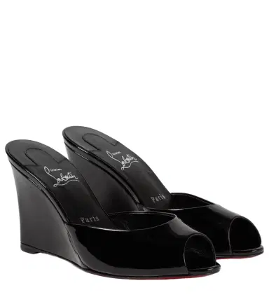 Christian Louboutin Me Dolly Zeppa patent leather sandals | Thumbnail 1 Christian Louboutin Me Dolly Zeppa patent leather sandals | Thumbnail 1