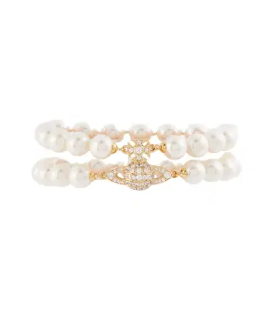 Vivienne Westwood Graziella embellished faux pearl bracelet | Thumbnail 1