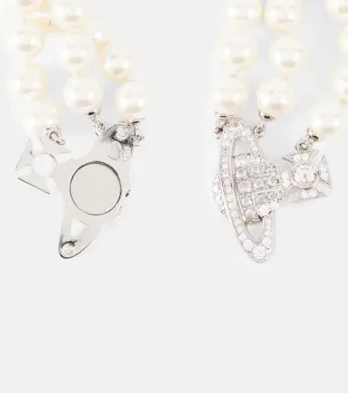 Vivienne Westwood Graziella embellished faux pearl bracelet | Thumbnail 2