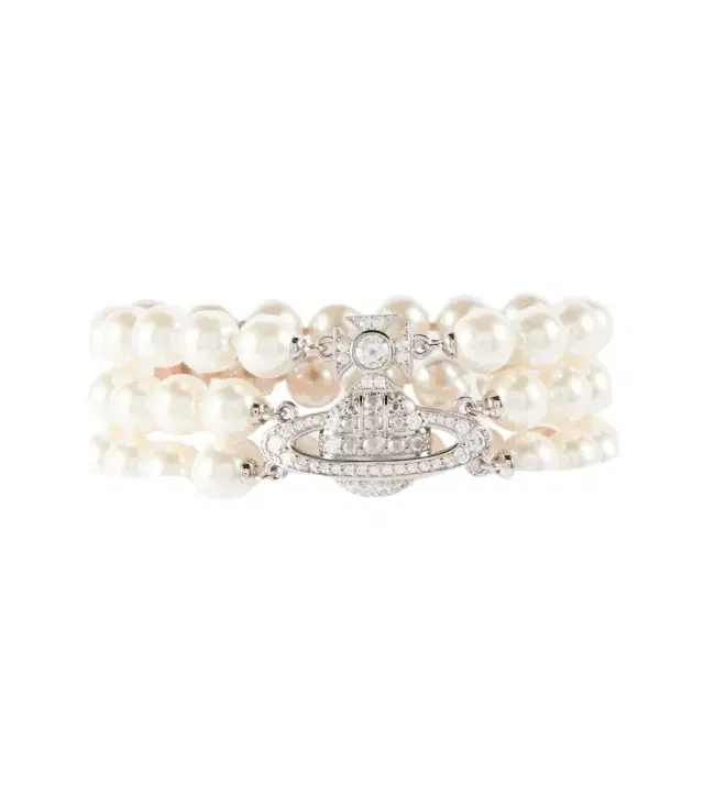 Vivienne Westwood Graziella embellished faux pearl bracelet