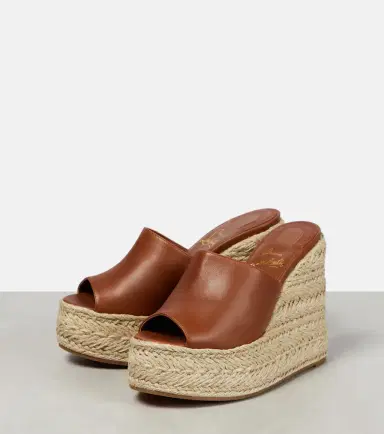 Christian Louboutin Ariella Zeppa leather espadrille wedges | Thumbnail 3 Christian Louboutin Ariella Zeppa leather espadrille wedges | Thumbnail 3