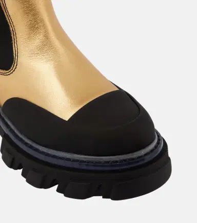 Ganni Metallic leather Chelsea boots | Thumbnail 2