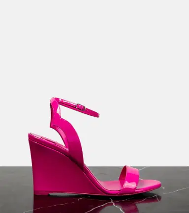 Christian Louboutin Patent leather wedge sandals | Thumbnail 4 Christian Louboutin Patent leather wedge sandals | Thumbnail 4