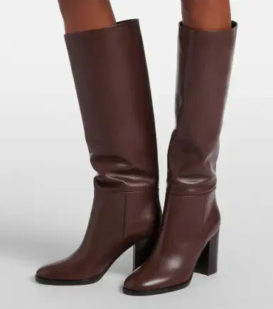 Gianvito Rossi Santiago knee-high leather boots | Thumbnail 5