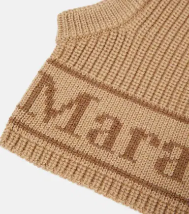 Max Mara Gong logo wool ski mask | Thumbnail 3