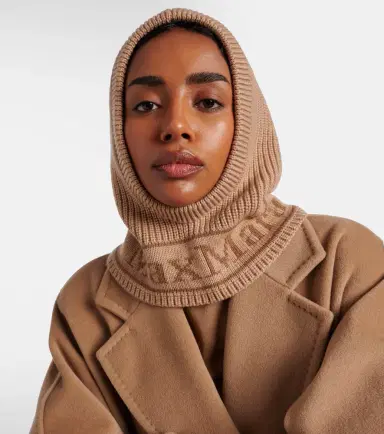 Max Mara Gong logo wool ski mask | Thumbnail 4