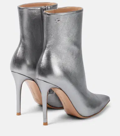 Gianvito Rossi Metallic leather ankle boots | Thumbnail 2