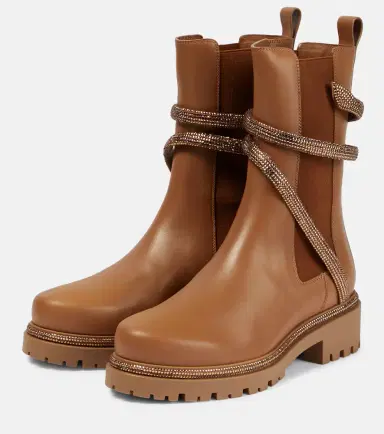 Rene Caovilla Chelsea leather ankle boots | Thumbnail 3