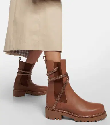 Rene Caovilla Chelsea leather ankle boots | Thumbnail 6