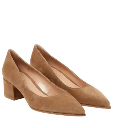 Gianvito Rossi Piper suede pumps | Thumbnail 1 Gianvito Rossi Piper suede pumps | Thumbnail 1