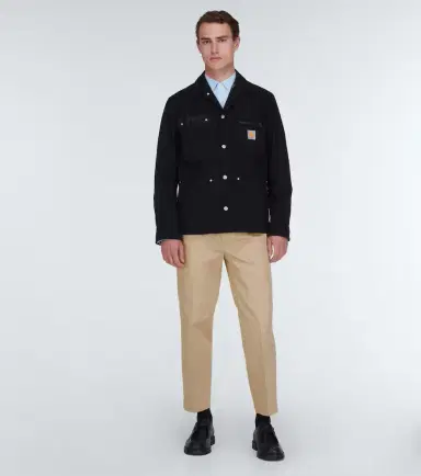 Junya Watanabe Cotton gabardine straight pants | Thumbnail 4 Junya Watanabe Cotton gabardine straight pants | Thumbnail 4