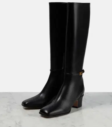 Valentino Garavani Leather knee-high boots | Thumbnail 4