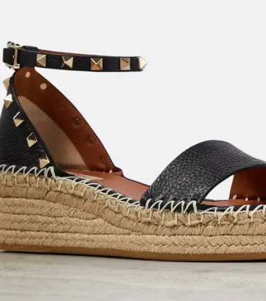 Valentino Garavani Rockstud leather espadrille wedges | Thumbnail 2 Valentino Garavani Rockstud leather espadrille wedges | Thumbnail 2