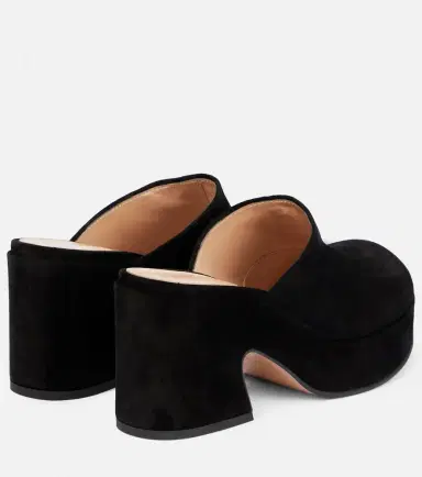 Gianvito Rossi Lyss suede platform clogs | Thumbnail 2