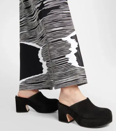 Gianvito Rossi Lyss suede platform clogs | Thumbnail 5